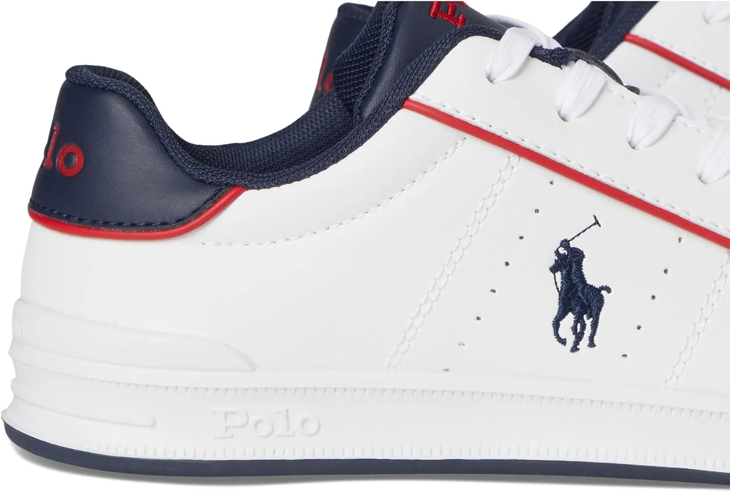 POLO RALPH LAUREN Unisex-Child Heritage Court Iii (Big Kid) Sneaker