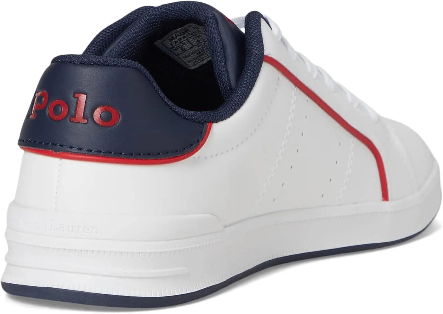 POLO RALPH LAUREN Unisex-Child Heritage Court Iii (Big Kid) Sneaker