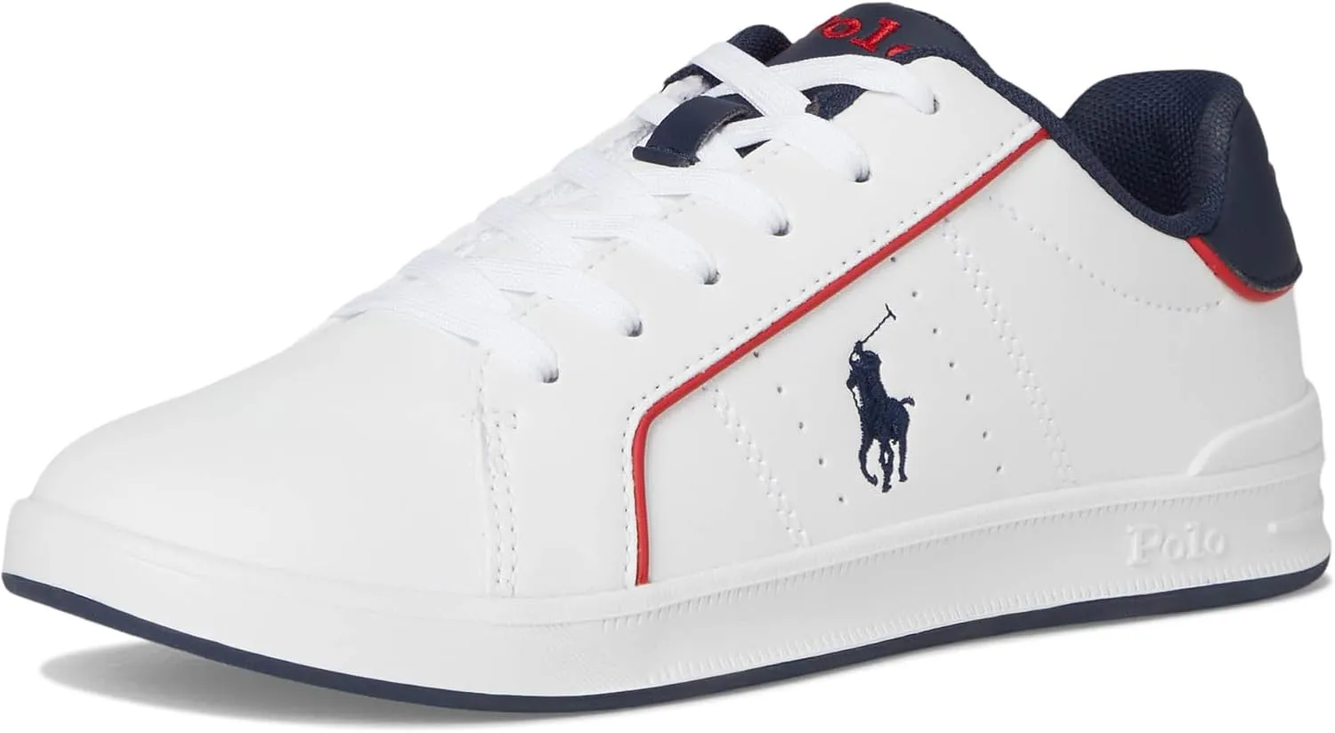 POLO RALPH LAUREN Unisex-Child Heritage Court Iii (Big Kid) Sneaker