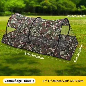 Portable Outdoor Camping Tent Net Does Not Require Installation, Designed to Be Compact and Lightweight, Making It Perfect for Camping, Trekking Person Tent.