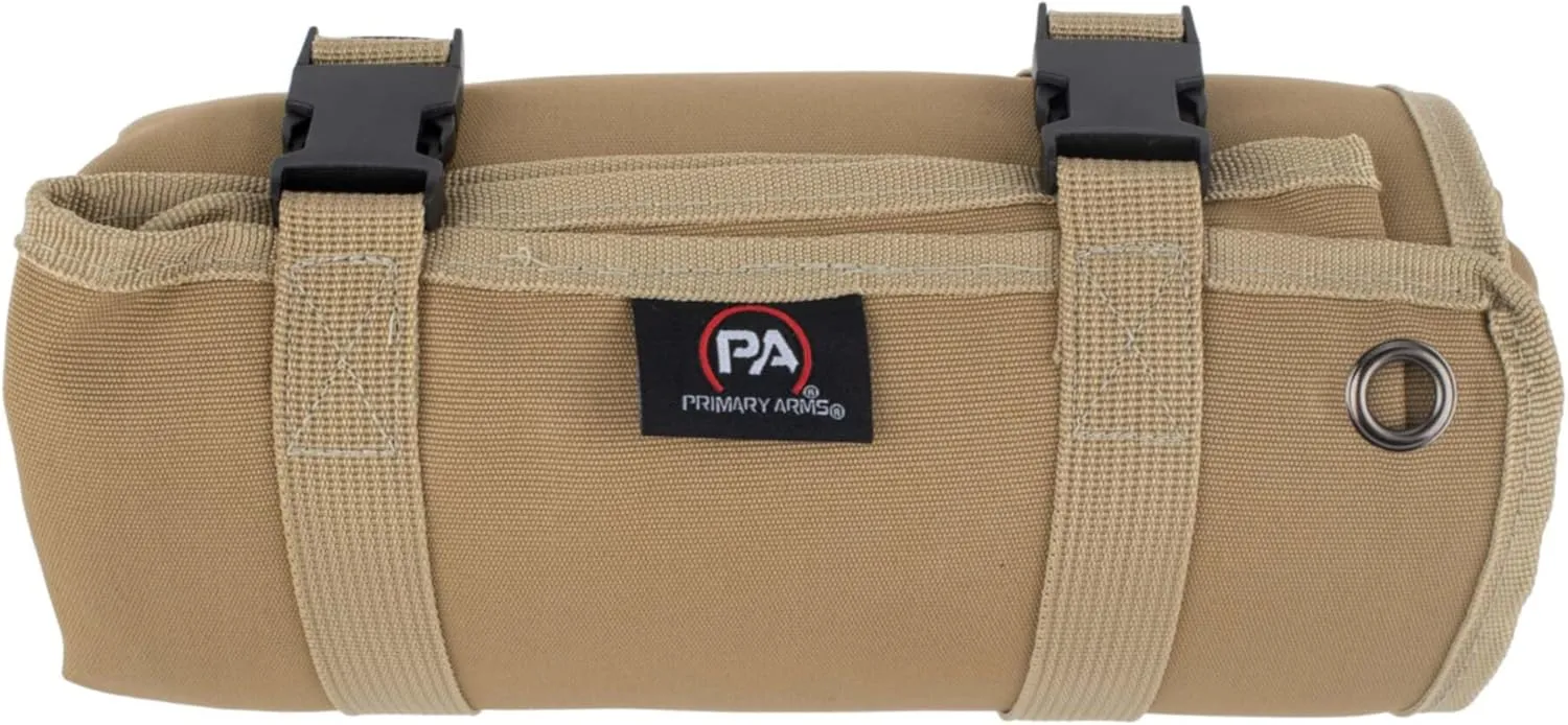 Primary Arms Compact Roll-Up Shooters Mat for Prone Shooting 72"x30" - Flat Dark Earth