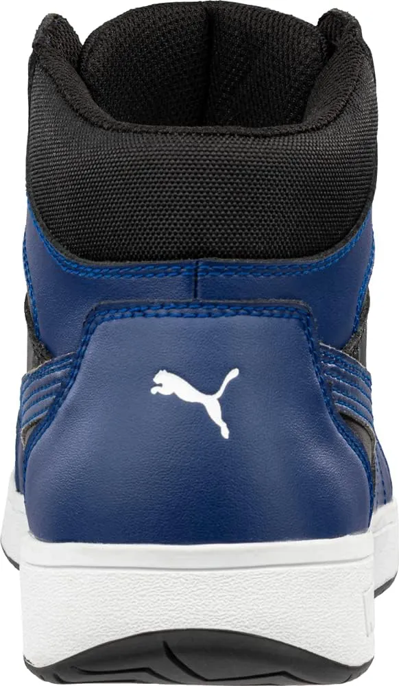 PUMA Men's Frontcourt Bue Black Mid Sd Industrial Shoe