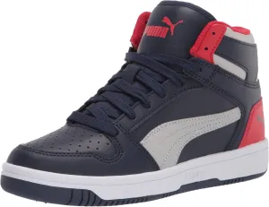 PUMA Unisex-Child Rebound Layup Mid Sneaker