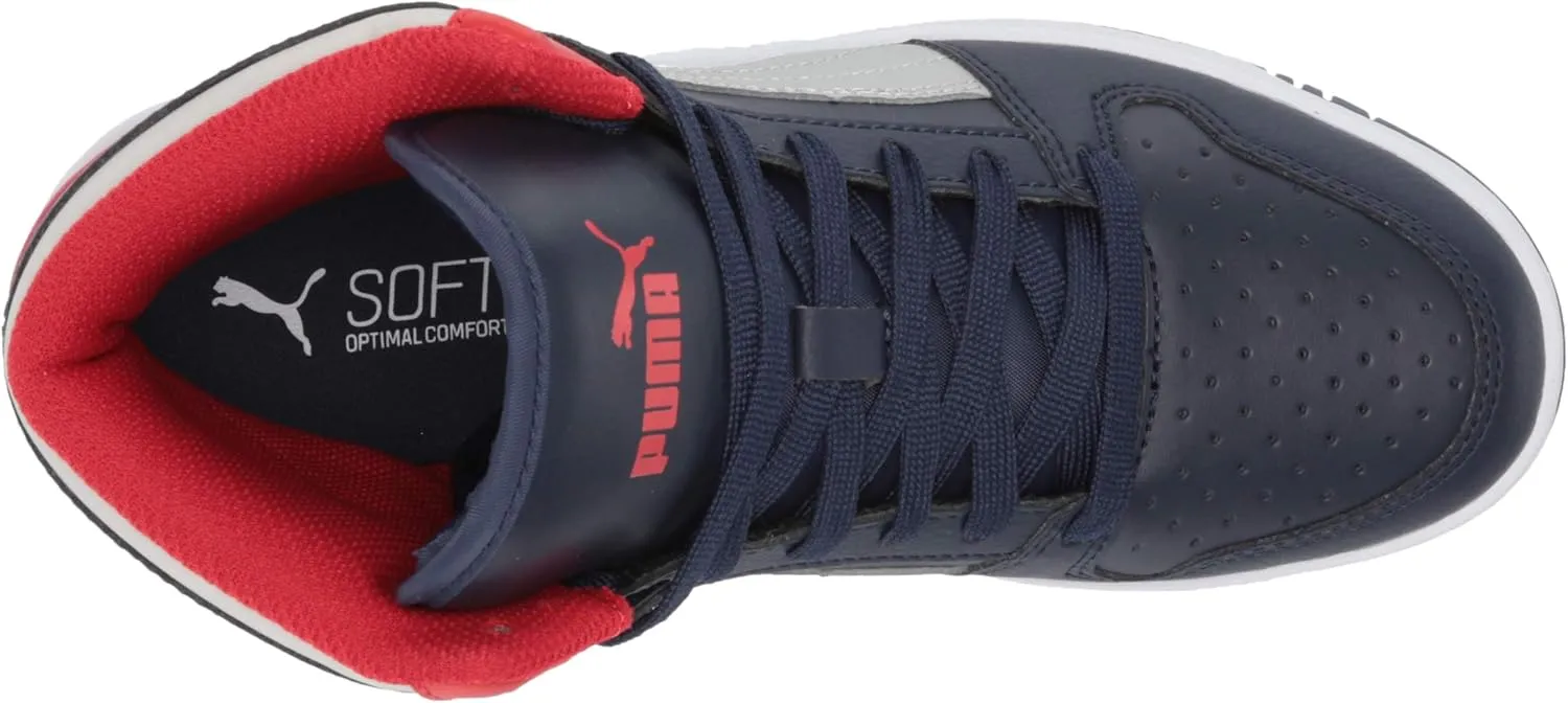 PUMA Unisex-Child Rebound Layup Mid Sneaker