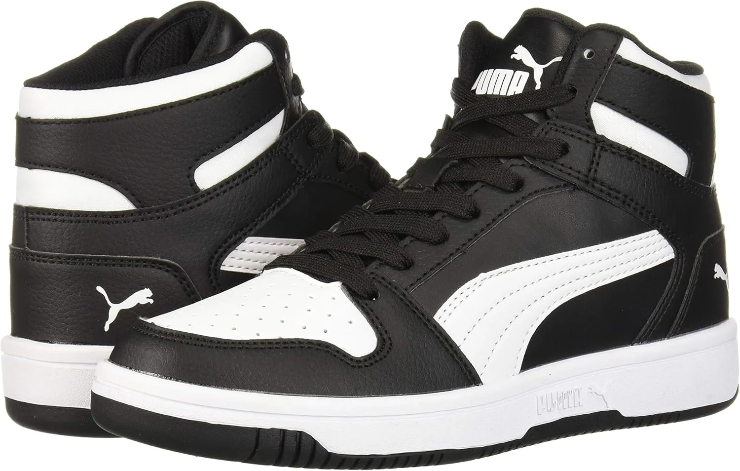PUMA Unisex-Child Rebound Layup Mid Sneaker