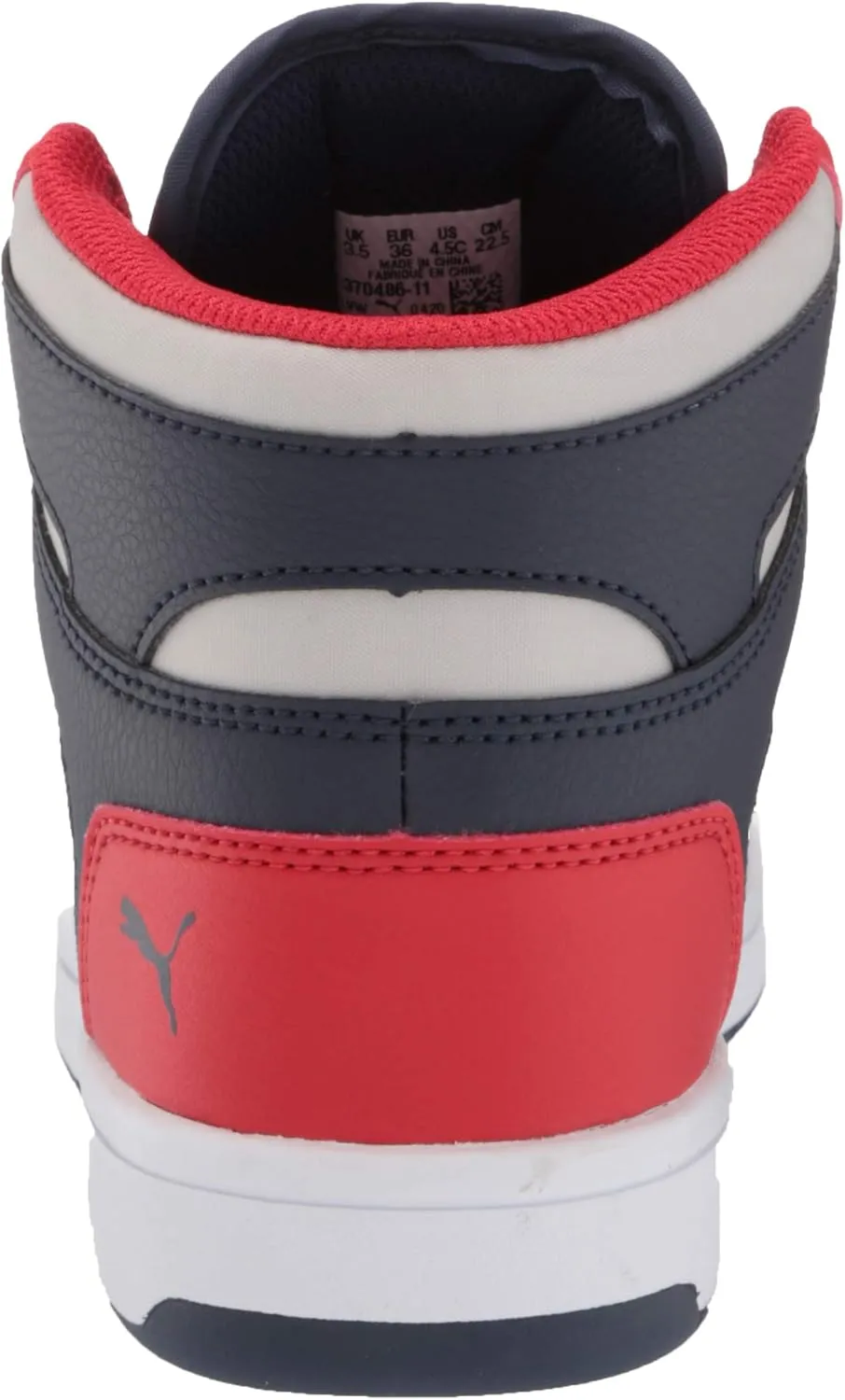 PUMA Unisex-Child Rebound Layup Mid Sneaker
