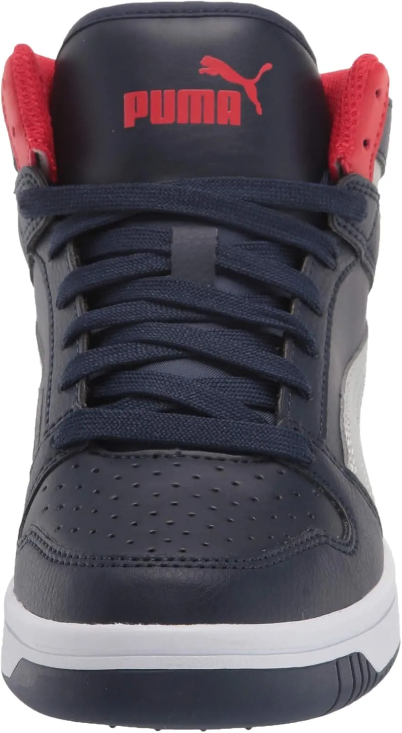 PUMA Unisex-Child Rebound Layup Mid Sneaker