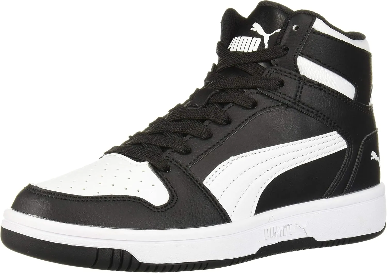 PUMA Unisex-Child Rebound Layup Mid Sneaker
