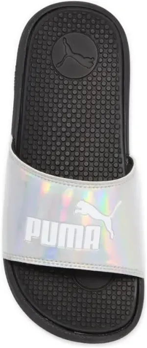 PUMA Women's Cool Cat Slides, Puma Black, 8 M