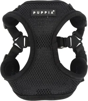 Puppia PARA-HC1533-BK-S Black Soft Harness C Pet-Vest-Harnesses, Small