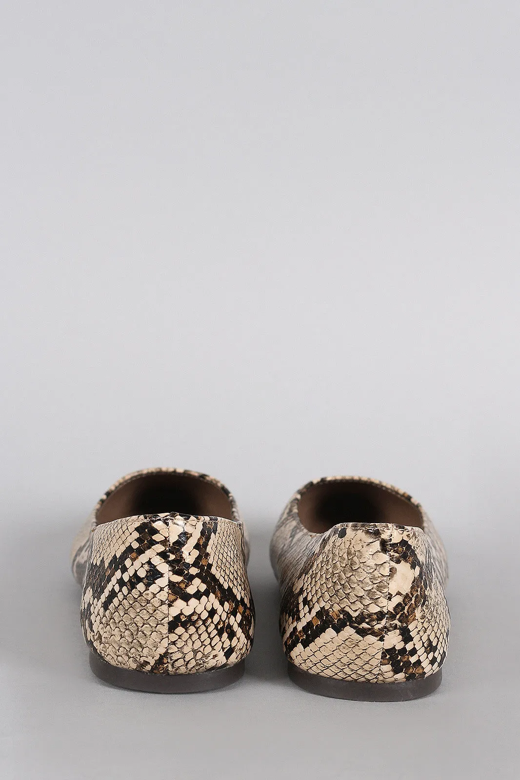 Python VIP sale Flat Pointy Huge price cut Toe Ballet Breckelle