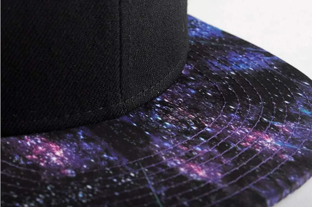 Quanhaigou Snapback Hat for Men Women,Hip Hop Style Colorful Flat Bill Hats Teens Adjustable Baseball Cap