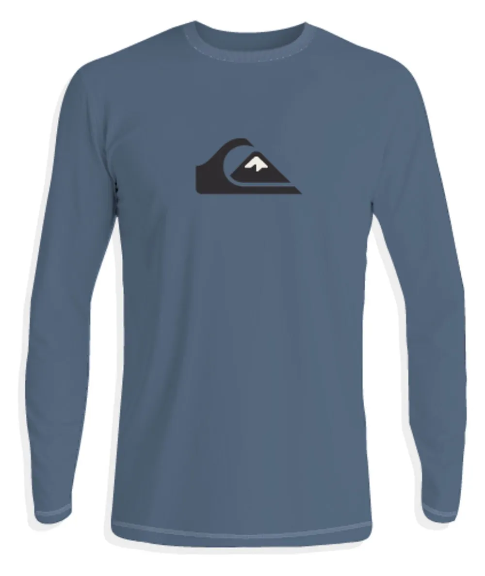 Quiksilver Solid Streak Long Sleeve UPF 50 Surf Tee