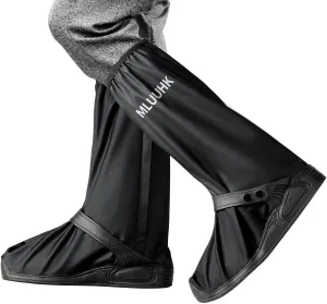 Rain Shoe Covers, Reusable Waterproof Rain Cover for Shoes, Non-Slip PVC Snow Boot Covers for Men and Women