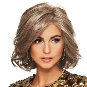 Raquel Welch Crowd Pleaser Lace Front & Monofilament Part Synthetic Wig, Cap Size: Average, RL17/23SS Shaded Iced Latte Macchiato