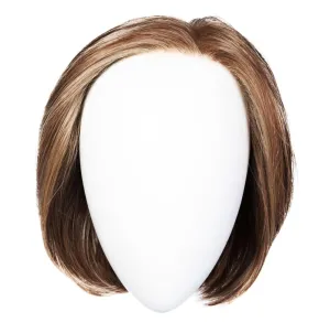 Raquel Welch Straight Up With A Twist Elite Chin Length Tailored Bob Wig by Hairuwear, Average Cap, RL11/25 Golden Walnut