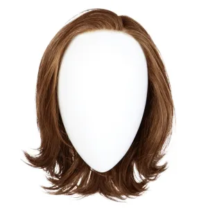Raquel Welch Take A Bow Chin Length Layered Wig With Hand Tied Base by Hairuwear, Petite Average Cap, RL12/16 Honey Toast