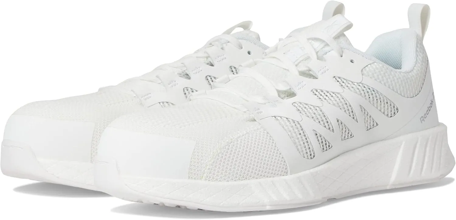 Reebok Work Men's RB5405 Fusion Flexweave Work Construction Shoe White Safety, 13 Wide