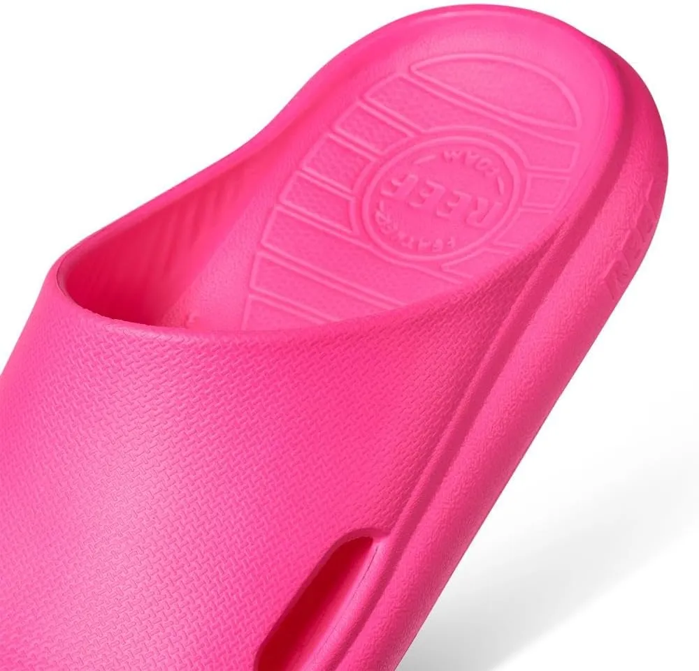 REEF Kids' Rio Slide Sandal, Super Soft Molded EVA Footbed, Lightweight, Water Friendly