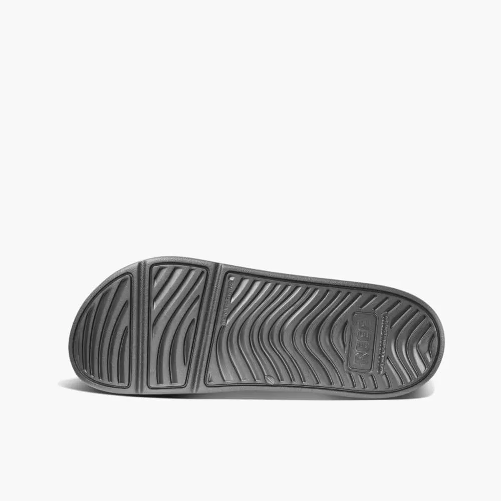 REEF Oasis Double Up Men's Waterproof Slide Sandal, Soft and Supportive Molded Footbed