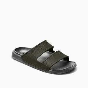 REEF Oasis Double Up Men's Waterproof Slide Sandal, Soft and Supportive Molded Footbed