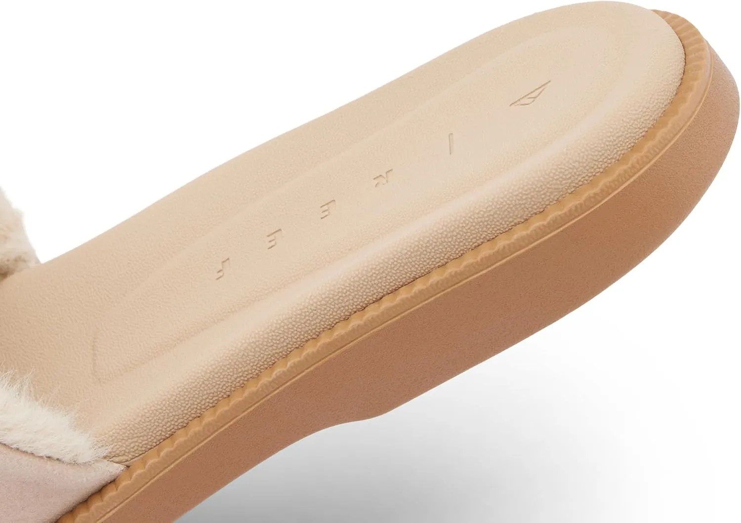 REEF Sunny Arrianah Cozy Women's Slide Sandal, Full Grain Leather, Soft Faux Fur Lined Strap