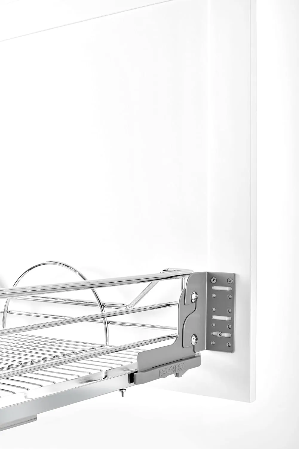 Rev-A-Shelf Steel Pull Out Organizer w/Soft-Close for Base Cabinets, Standard, Chrome