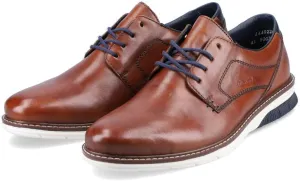 Rieker 14402 Men's Dustin Leather Lace-Up Oxford – Stylish Casual Dress Shoes with Anti-Stress Cushioning, Flexible Grip Outsole, Lightweight Design, and All-Day Comfort