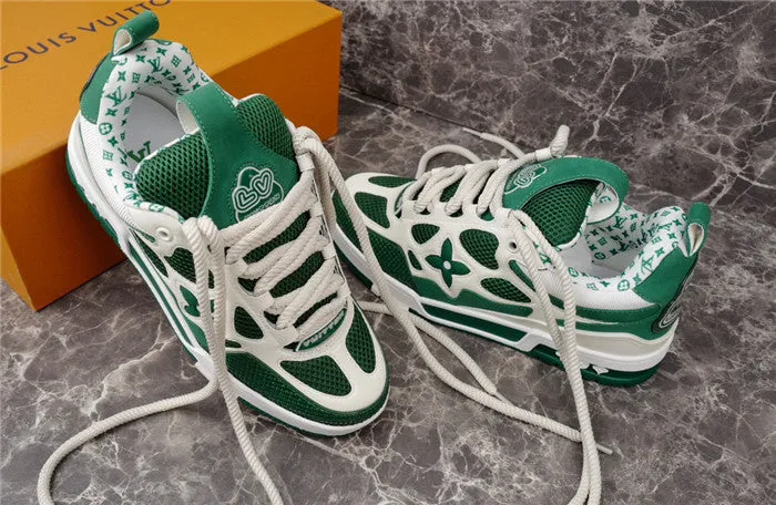 Risk-free returns SNEAKER LV New Year promotion SKATE LOUIS GREEN VUITTON WHITE
