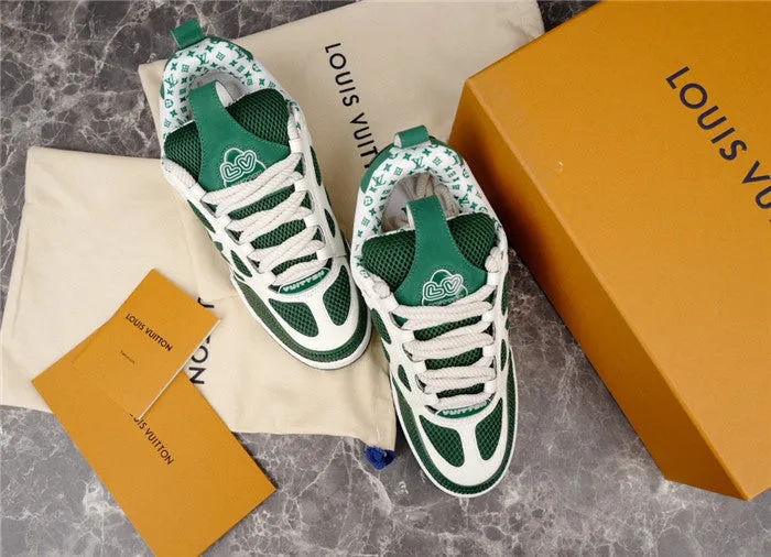 Risk-free returns SNEAKER LV New Year promotion SKATE LOUIS GREEN VUITTON WHITE