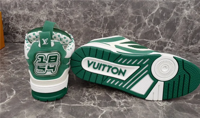 Risk-free returns SNEAKER LV New Year promotion SKATE LOUIS GREEN VUITTON WHITE