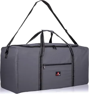 Roamlite Extra Large Size X-L 26" Duffel Bag - Very Big Sports, Gym, Training Holdall, Cargo Travel Luggage - 70 Litre 26 Inch x13x13 Gray, RL26GY