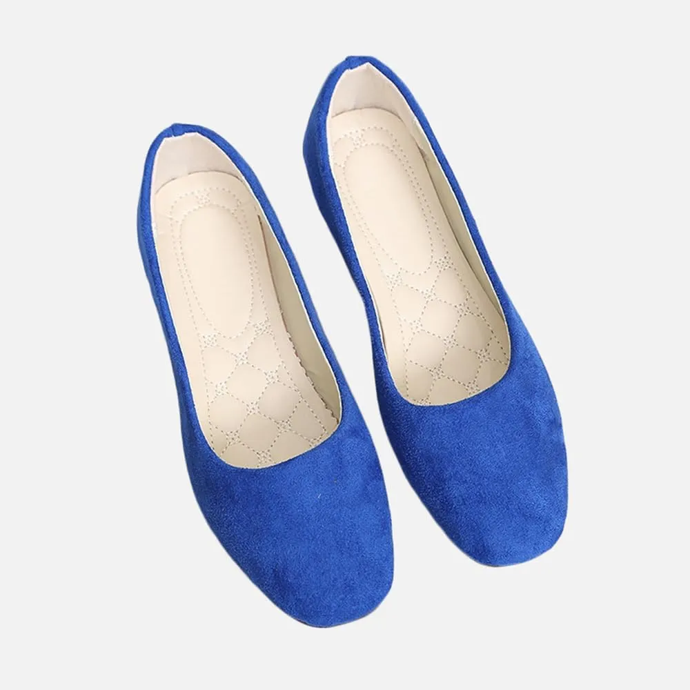 Rojeam Womens Flats Shoes Portable Pumps Ballet Flat Slip-on Ballerina Pumps Shoes Ladies Loafers