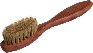 Saphir Medaille d'Or Spatula Brush - Bubenga Wood with Real Boar Bristle - Made in France (Light Bristles), Large