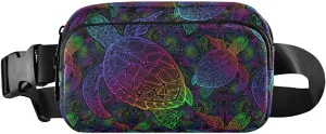 Sea Turtle Belt Bag for Women Fanny Pack Lightweight Waist Bags Waterproof for Travel Walking Running Hiking Cycling
