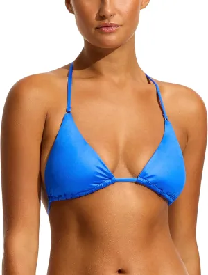 Seafolly Women's Slide Triangle Bikini Top Swimsuit
