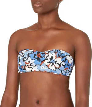 Seafolly Women's Spliced Bustier Bandeau Bikini Top Swimsuit