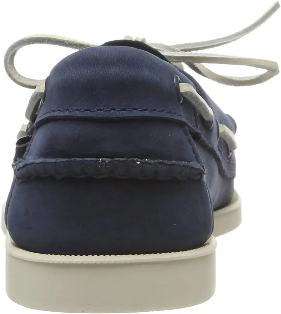 Sebago Portland Nubuck Boat Shoes - Handsewn, Lined Leather Moccasins with Non-Marking, Non-Slip Siped Rubber Outsoles