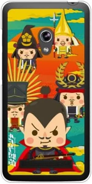 SECOND SKIN RASZF5-PCCL-205-Y765 Choikore Warlords Fubu Tenka (Clear) Design by Takahiro Inaba/for ZenFone 5 A500KL/Rakuten Mobile