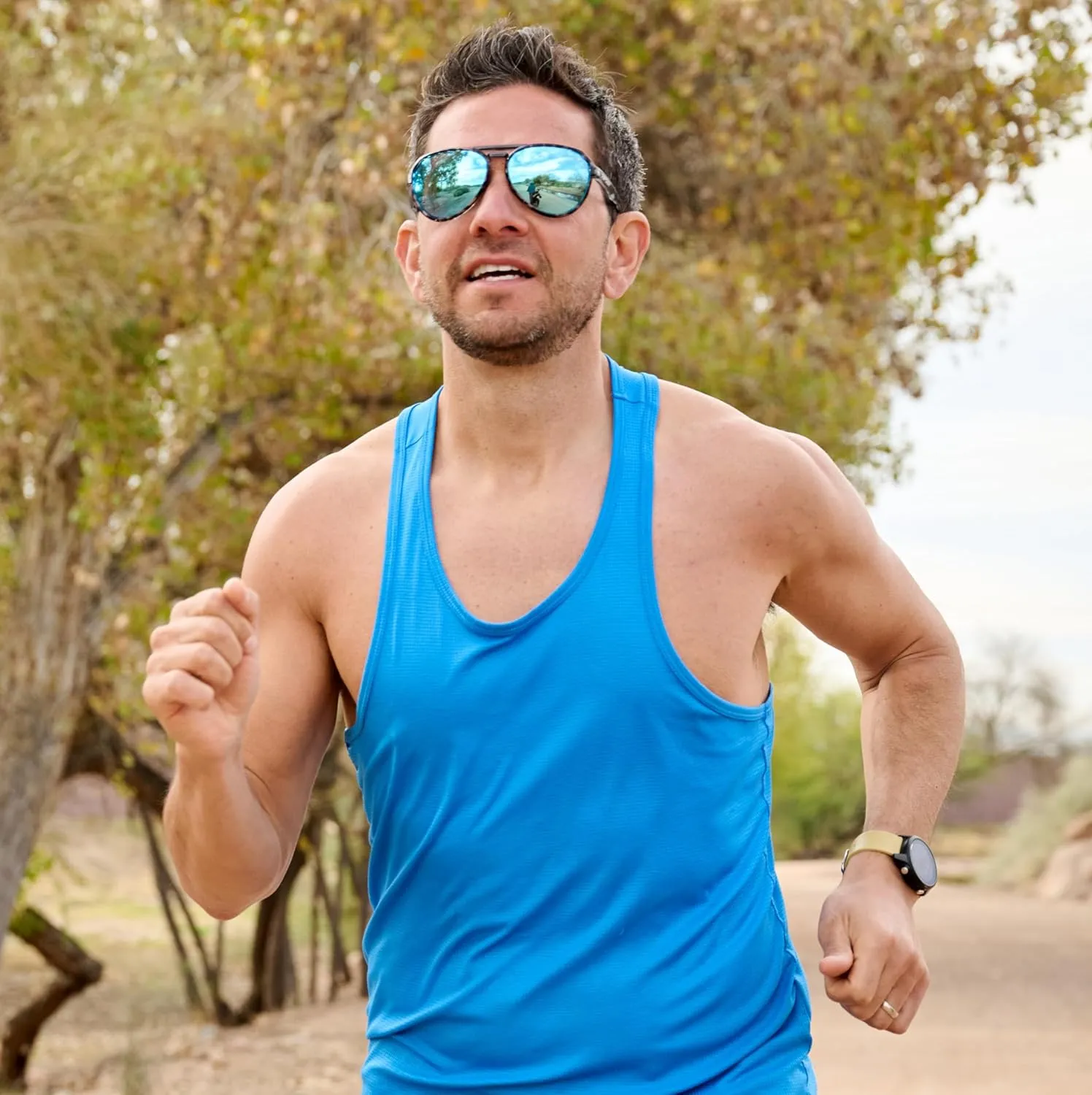 Selca Tangle Free Aviator Men & Womens Sunglasses - Ideal for Golf, Hiking, Running, Pickleball & Great Lifestyle Look