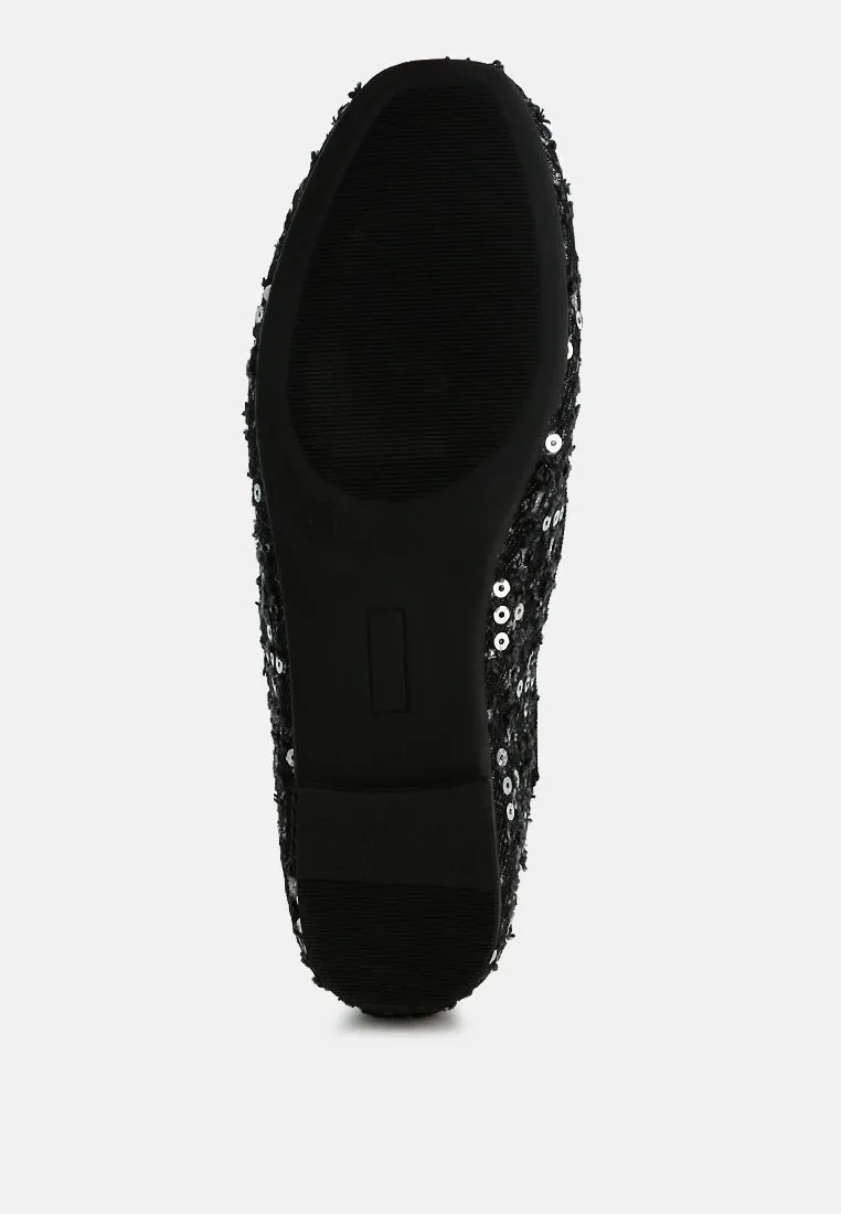 Sequin Ballet Flats By RAG