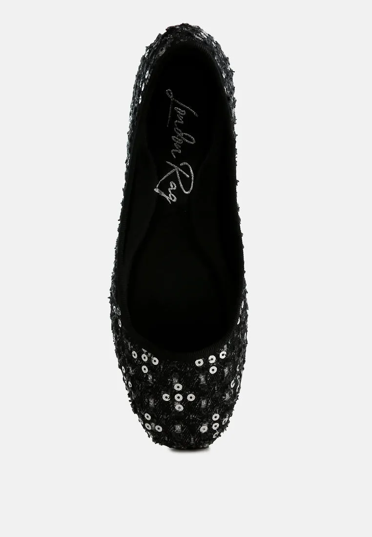 Sequin Ballet Flats By RAG