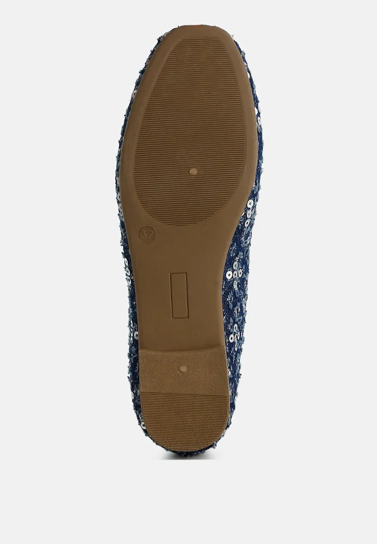Sequin Ballet Flats By RAG