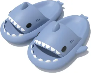 Shark Slides For Women And Men, The Novel Beach Sandals And Non -Slipproof Soles Of Shark Slide Adults commonly Used in Men And Women, Beige