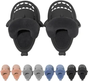 Sharklas Polares, Sharklas De Invierno, Shark Fuzzy Slippers, Winter Cloud Shark Slides, Casual Women's Men's Plush House Slippers