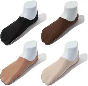 SHEEC Men’s No Show Socks – Lightweight, Durable, Non-Slip for Loafers & Dress Shoes – Breathable Nylon-Cotton Blend