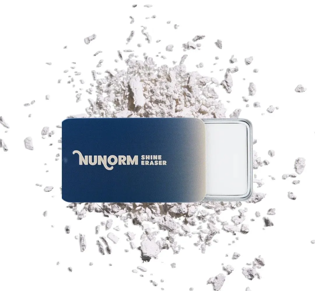Shine Eraser | Absorbs Oil   Minimizes Pores | Premium Mattifying Formula for Men’s Skin | 3 Shades | High-Performance Ingredients | Made In USA | Cruelty-Free   Vegan | 100% Recyclable Tin