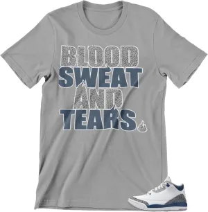 Shirt to Match Jordan 3 Retro Midnight Navy Men's Graphic Tees