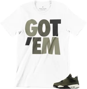 Shirt to Match Jordan 4 Craft Olive Men's Graphic Tee