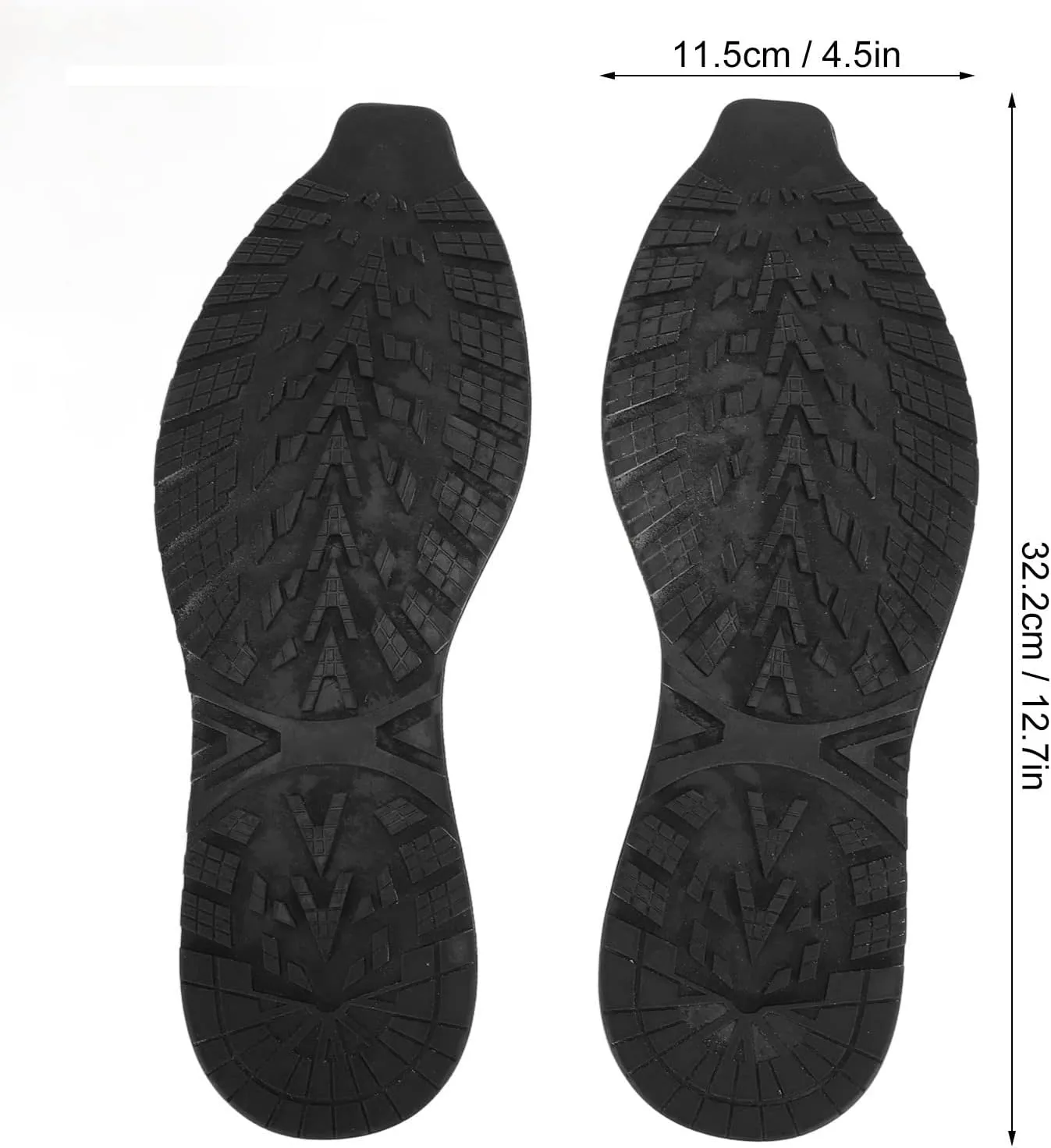 Shoe Sole Repair Rubber, Skid DIY Shoe Bottom Repair for Work Shoes (41-44)
